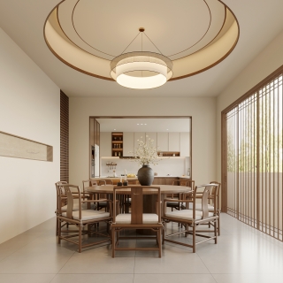 宋式美学一层餐厅