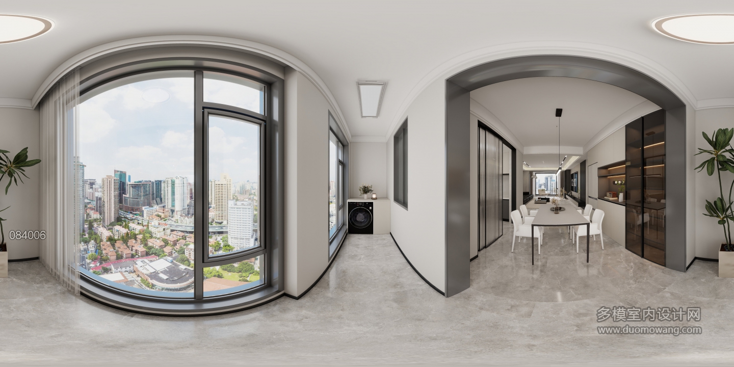 现代简约生活阳台