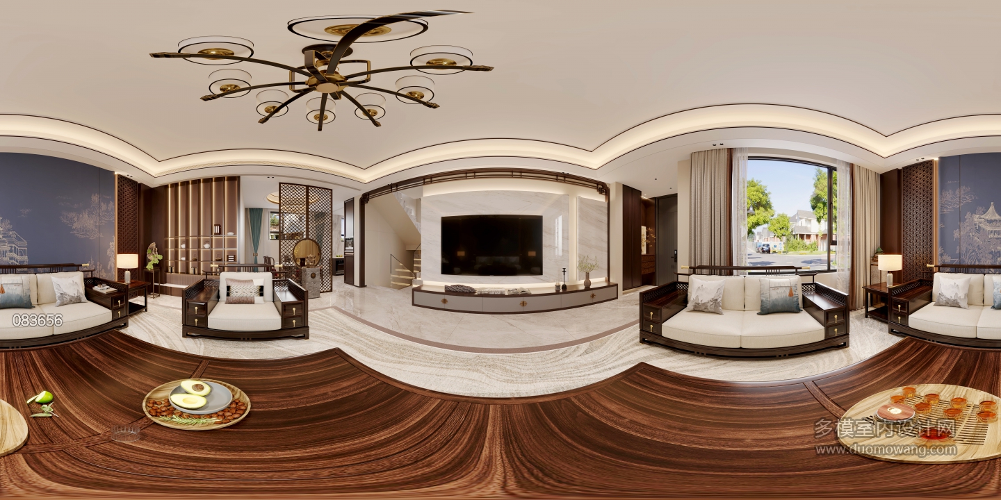 新中式1f客厅360