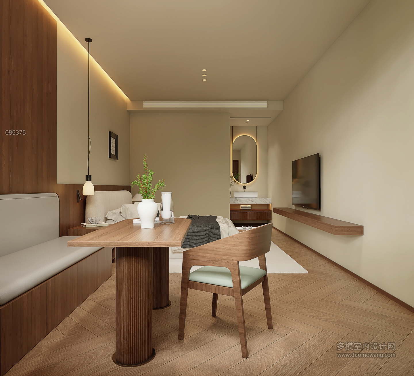 中古风大床房002