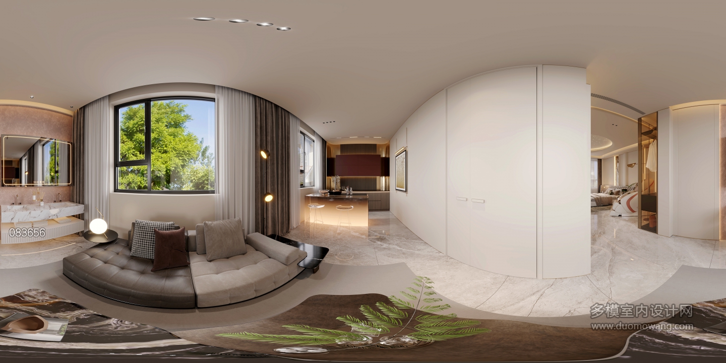 现代2f起居室360