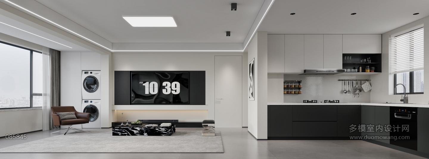 现代电视背景特写