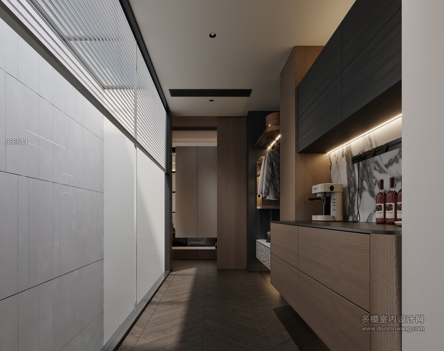 现代茶水间特写