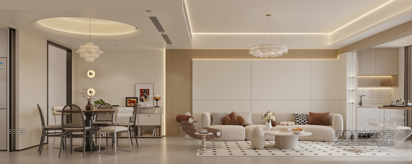 现代原木沙发背景