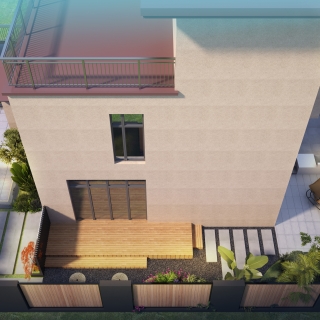 庭院鸟瞰