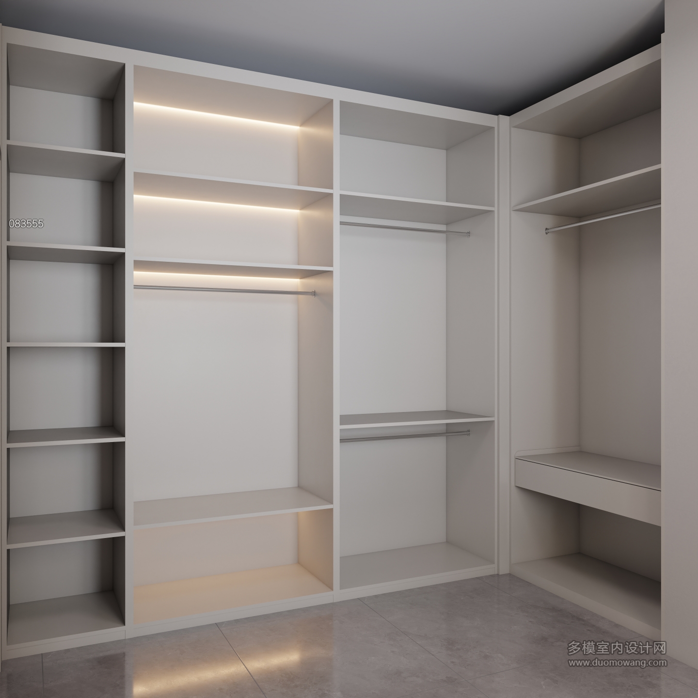 柜子内部结构-衣帽间1