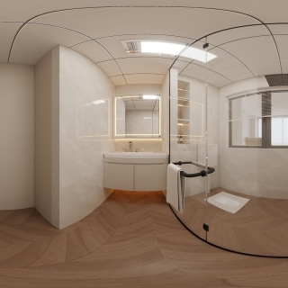 现代奶油卫生间