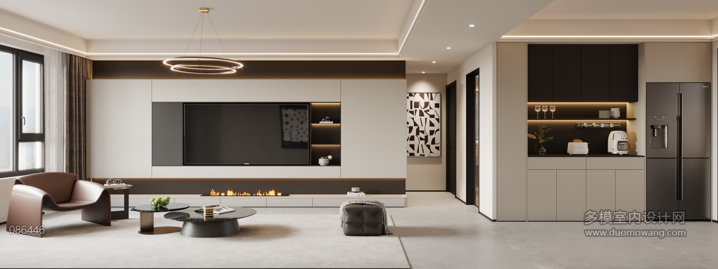 现代客餐厅特写B