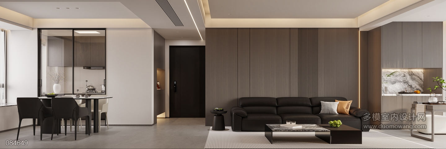 现代客厅沙发墙