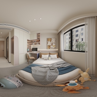 中古风女孩房全景