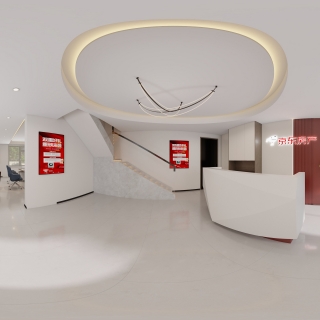 现代展厅-前台接待区