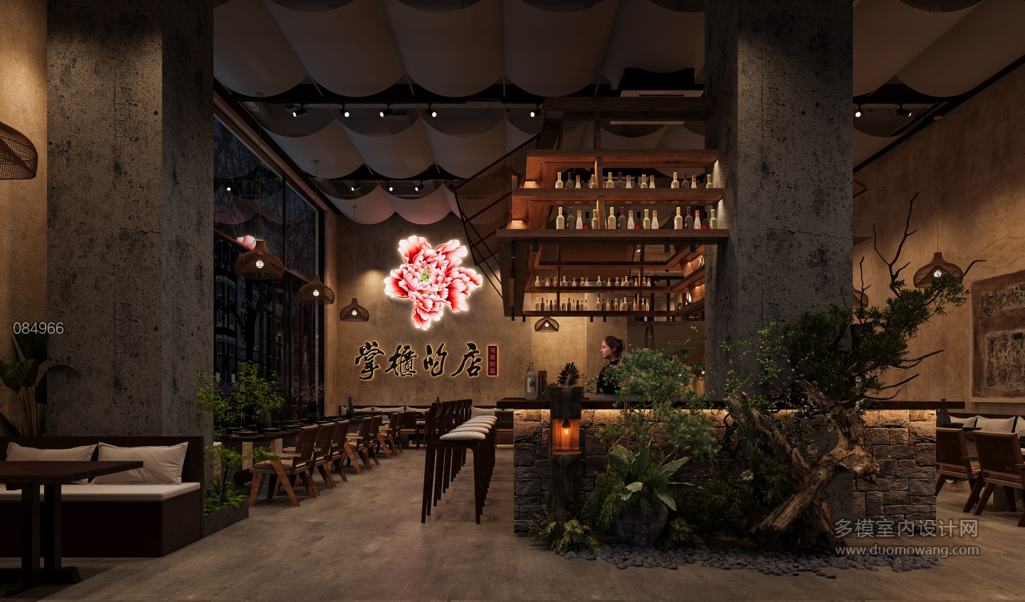 诧寂餐厅全景1静态1