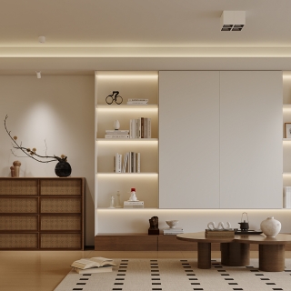 现代中古电视背景特写