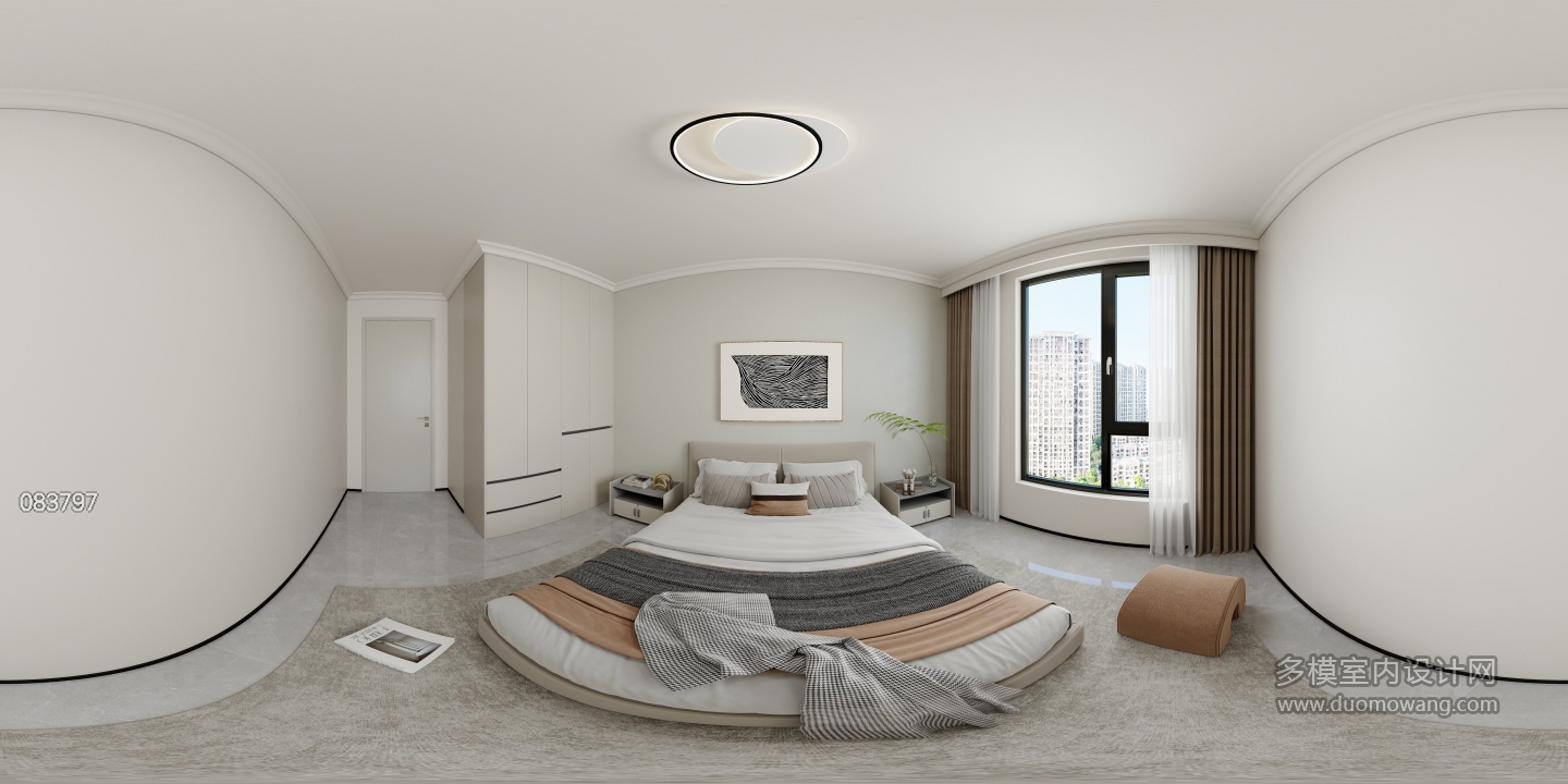 现代卧室3