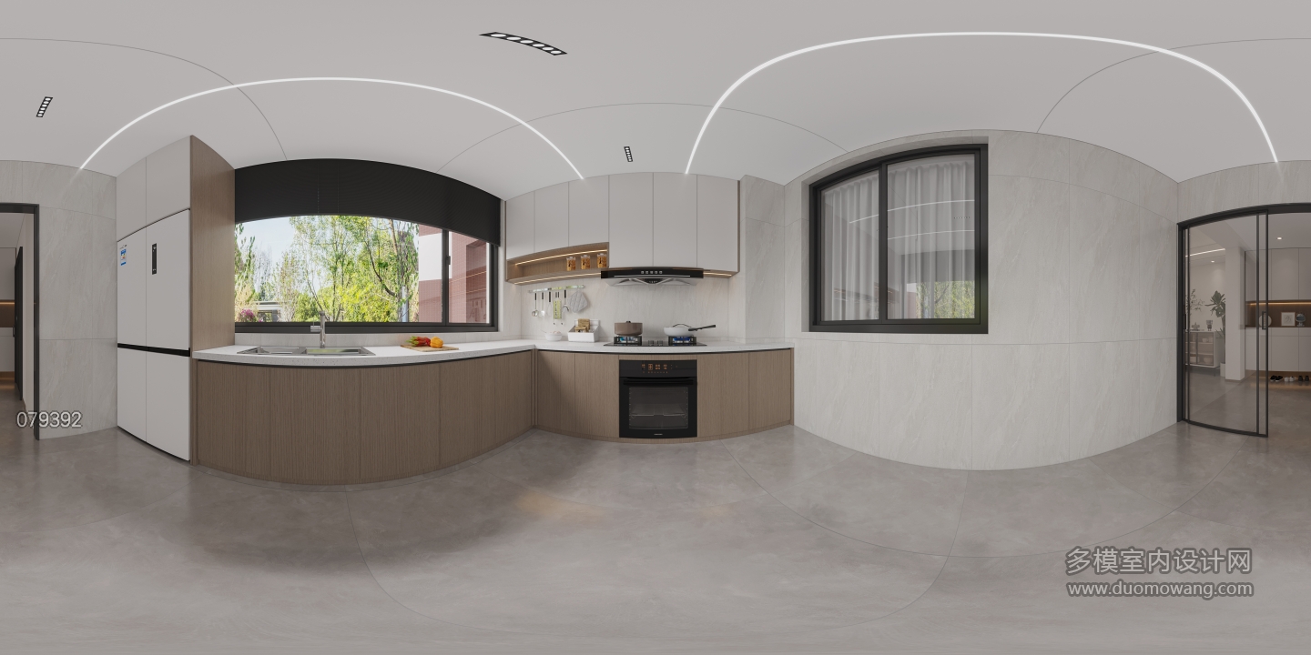 现代单张厨房360