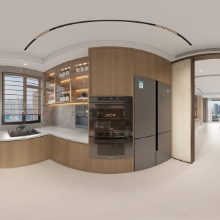 新中式360餐厅厨房