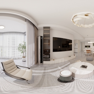 现代奶油-客餐厅