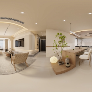 现代客餐厅-全景