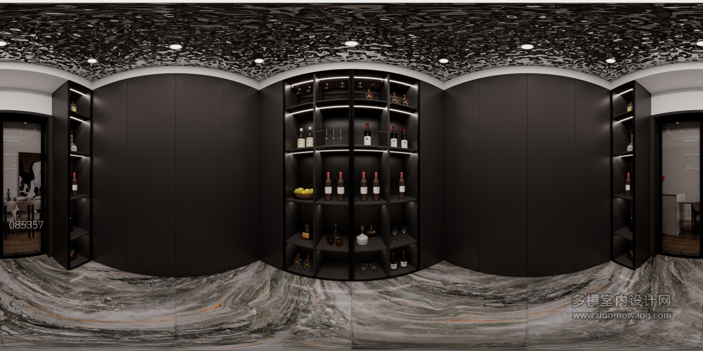 现代酒窖全景