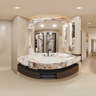 现代主卫干区-全景