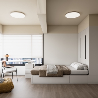 现代榻榻米卧特写