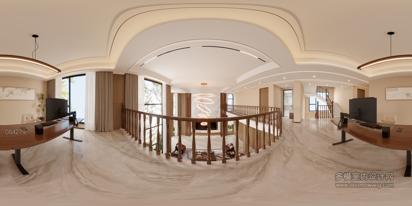 新中式二楼全景