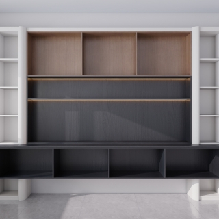 柜子内部结构-茶室