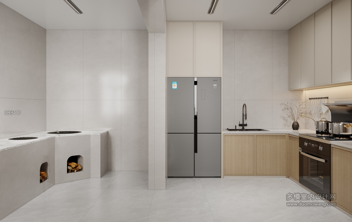 新中式一层厨房