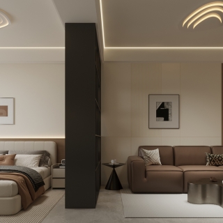 现代沙发墙单张