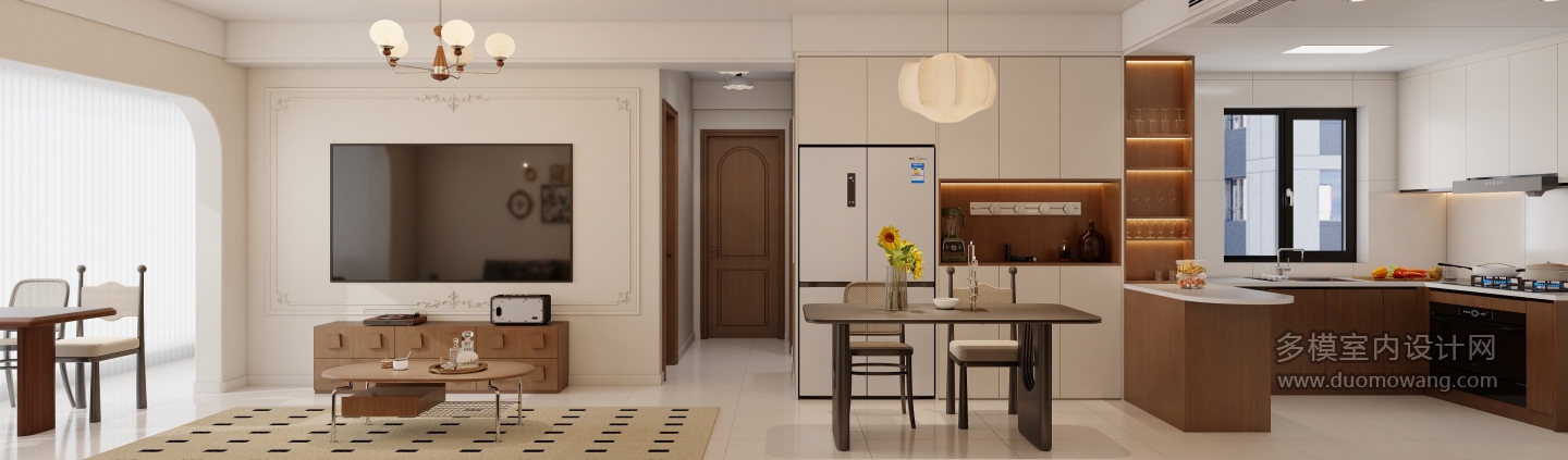 中古-电视墙特写