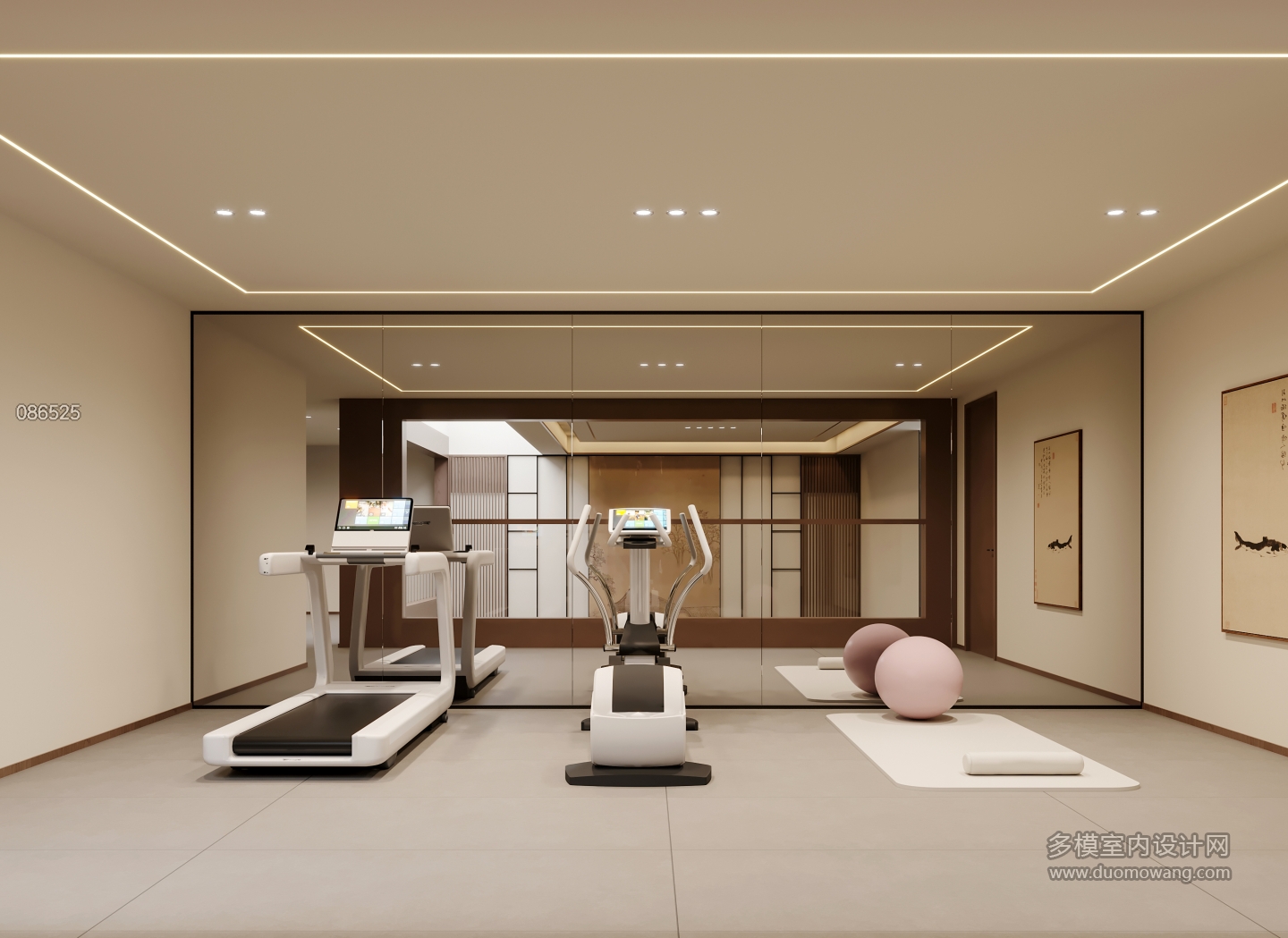 宋式美学负一健身区