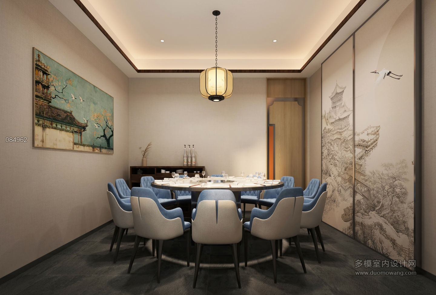 新中式餐厅包房静态a (1)