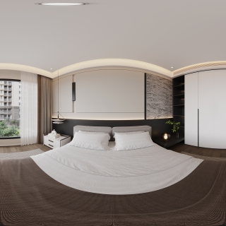 现代二楼小孩房全景