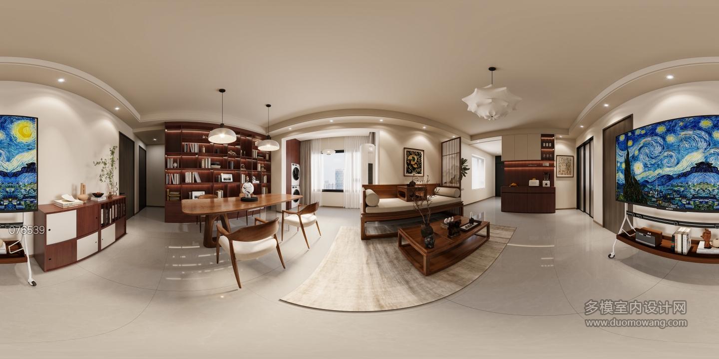 现代客餐厅-全景