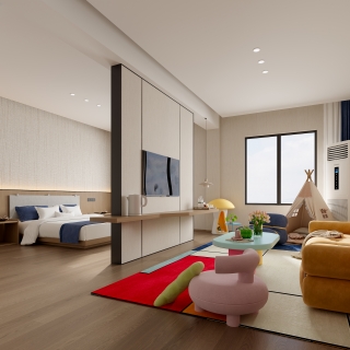 现代酒店家庭房