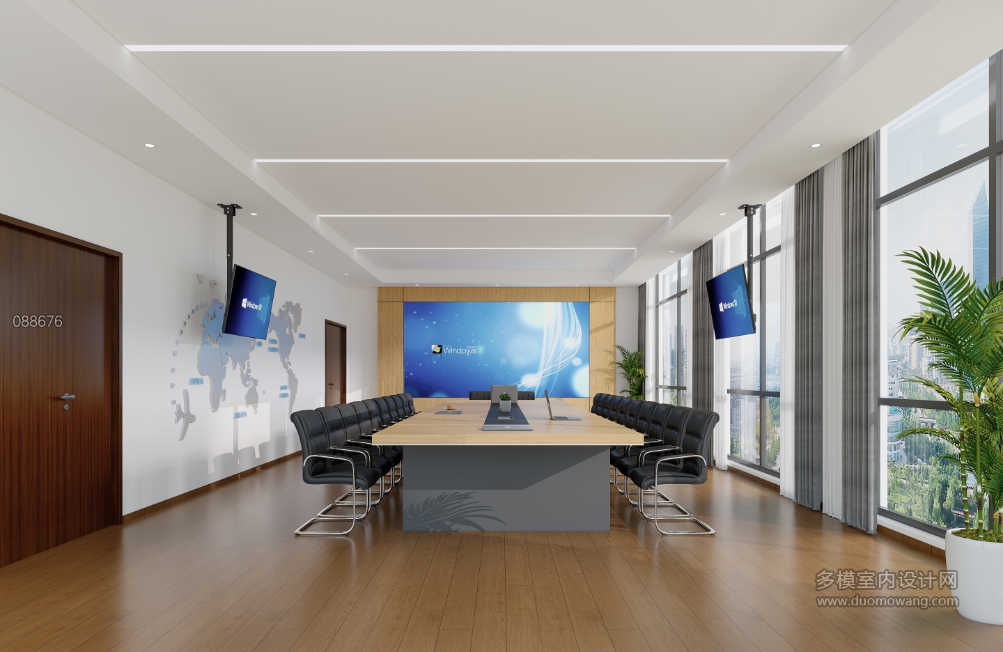 现代办公室会议室_会议室 拷贝