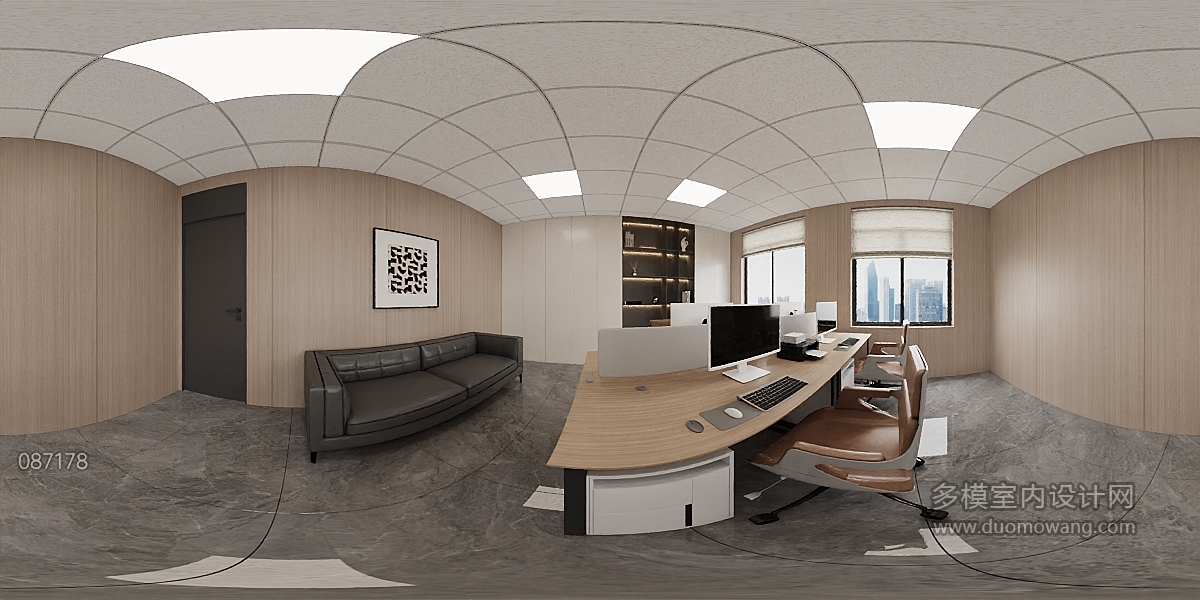 二楼现代财务室