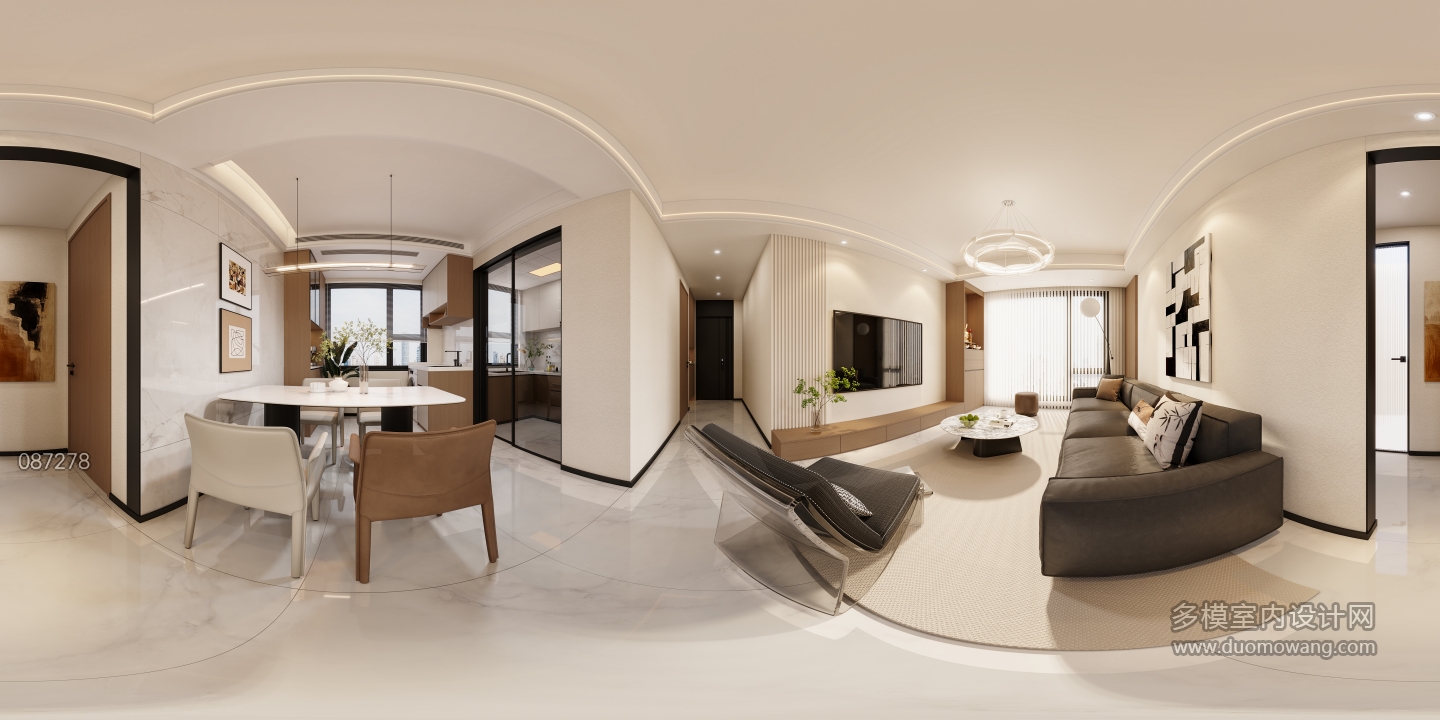 现代客餐厅-全景