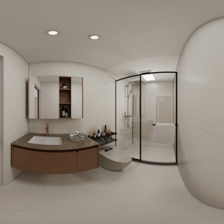 新中二楼客房卫生间