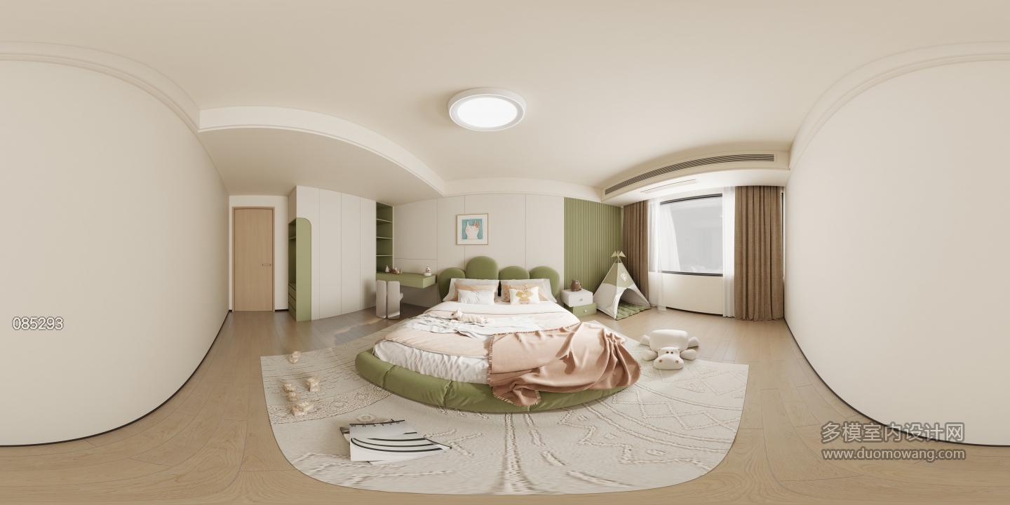 原木二楼儿童房