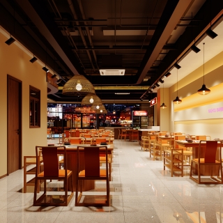 现代火锅店_视角二