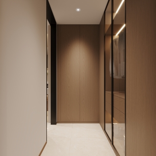 宋式美学一楼衣帽间