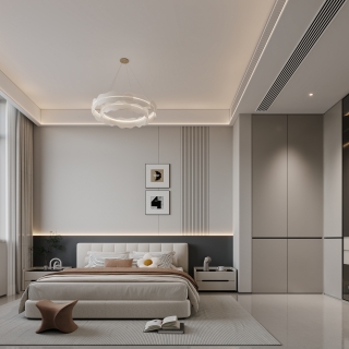 现代风格卧室特写