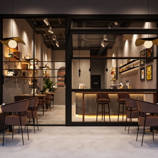 工业风咖啡店