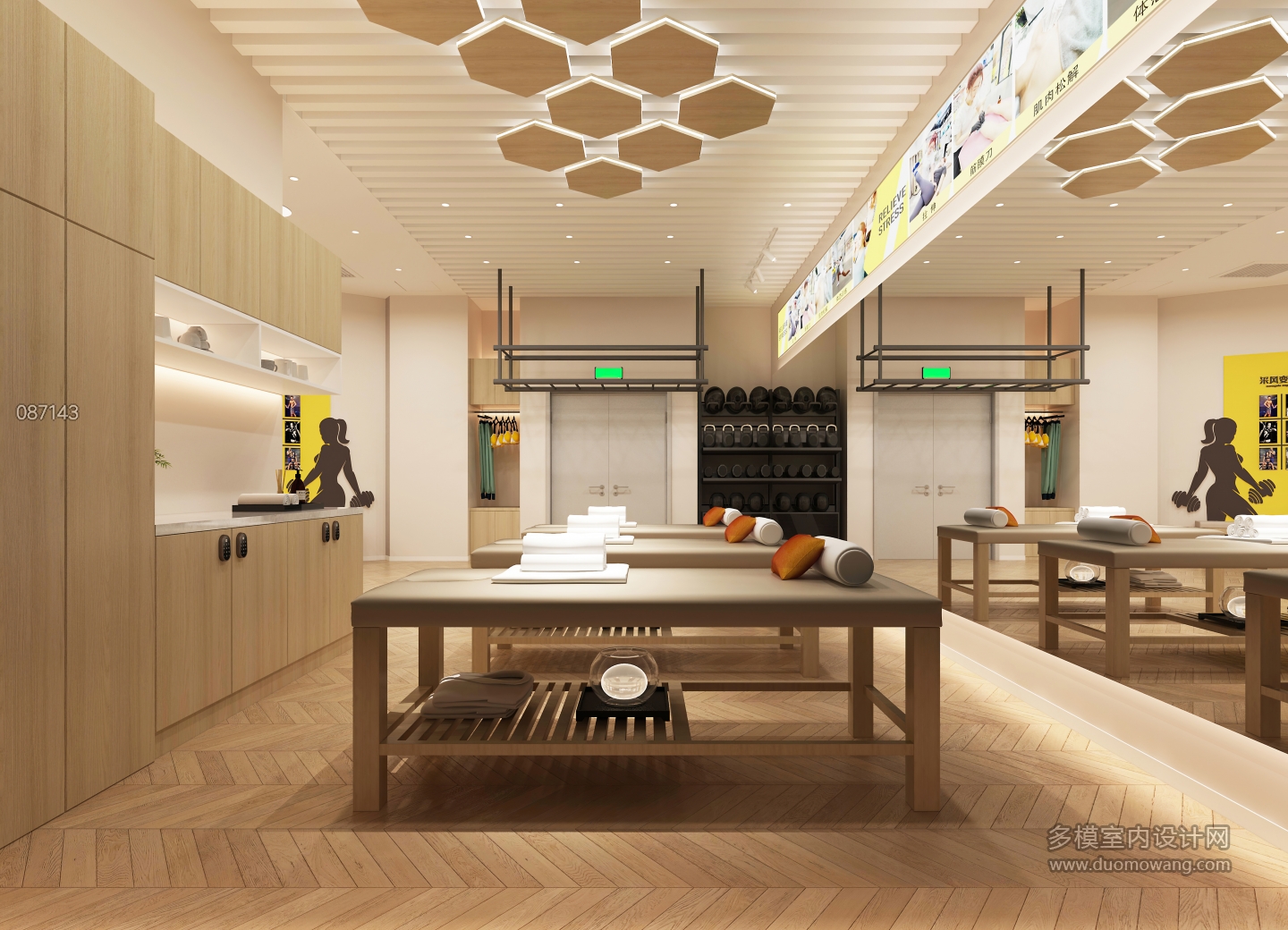 现代健身房拉伸区静态d (1)