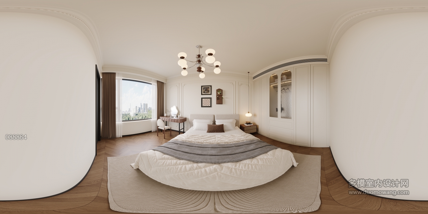 法式复古次卧360