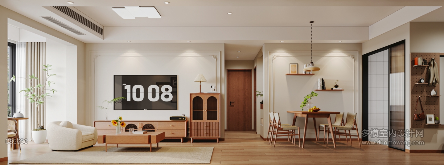 原木风客餐厅特写