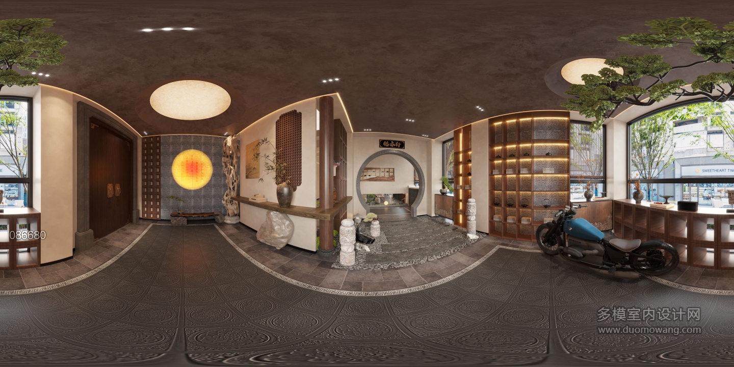 新中式360入户前庭