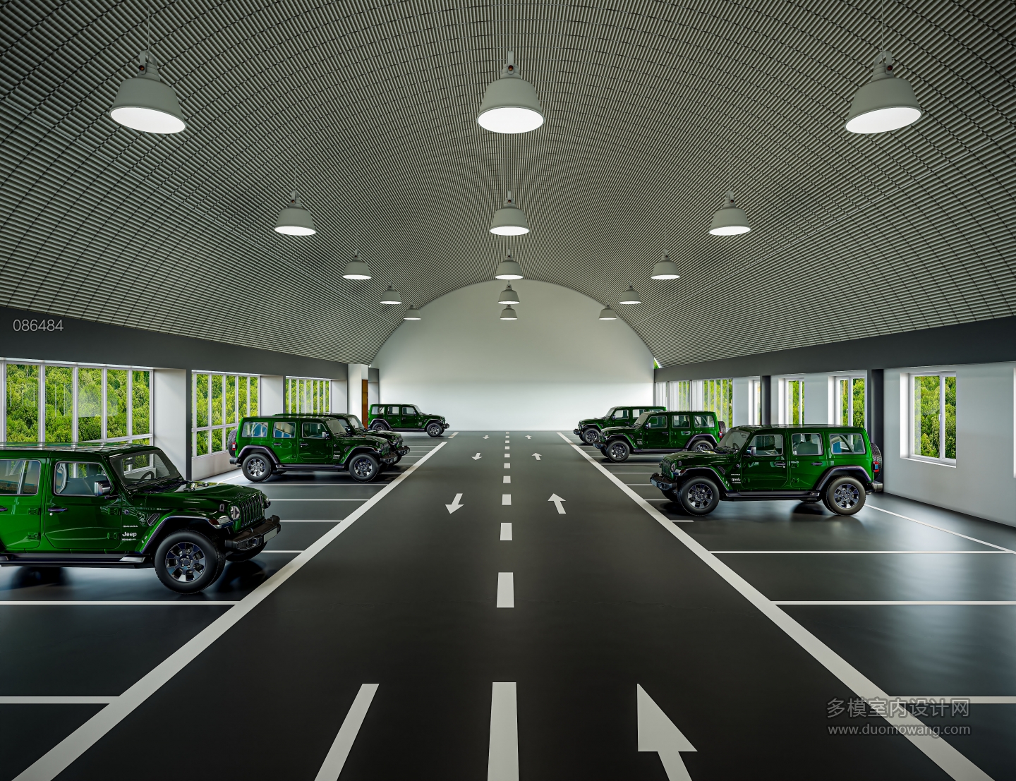 现代停车场二层2