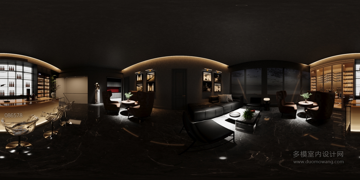 现代美式-二楼全景